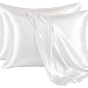 Natural White Silk-Pillowcase