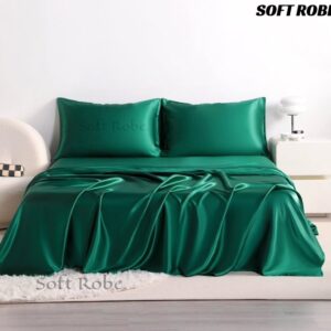 Green Silk Flat Sheet
