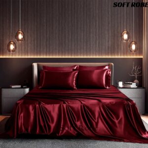 Burgund Silk Flat Sheet