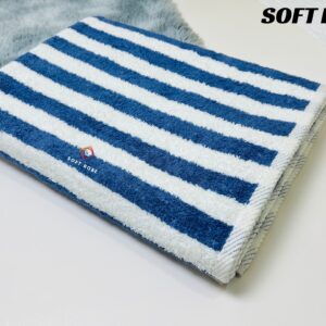Blue Stipe Classic Towel