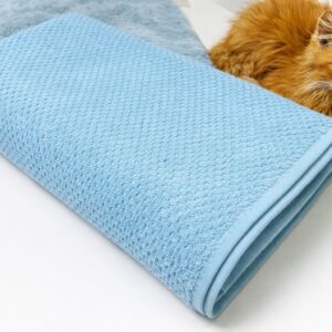 Light Sky Popcorn Bath Sheet