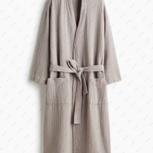 Premium Light Tauqe Muslin Bathrobe