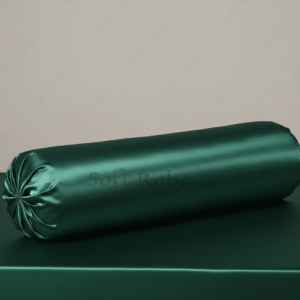Blackish Green Silk Side-Pillowcase