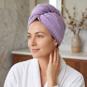 lavender Hair Turban