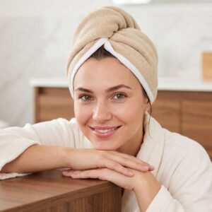 Cream Hair Turban