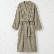 watermarked-img-1792476419000-6-Front-view taupe terry bathrobe