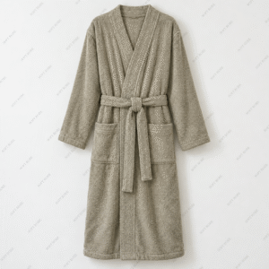 Premium Nude Cotton Terry Robe