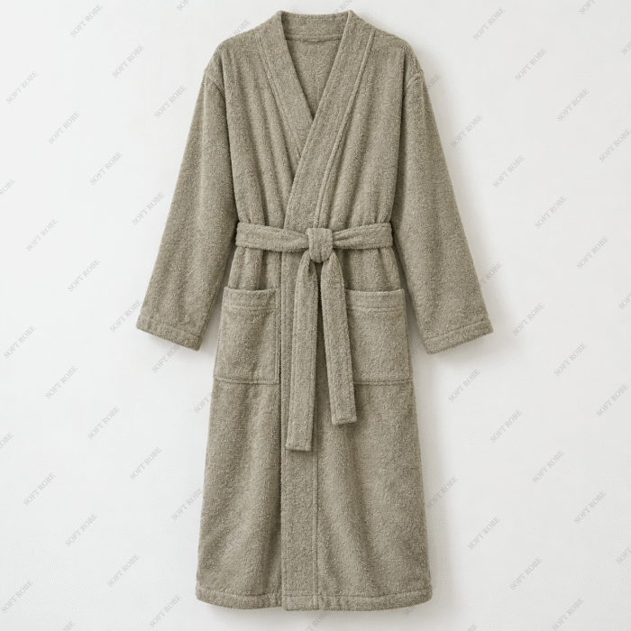 watermarked-img-1792476419000-6-Front-view taupe terry bathrobe
