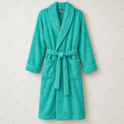 watermarked-img-1792476419000-8-Full-length turquoise terry bathrobe